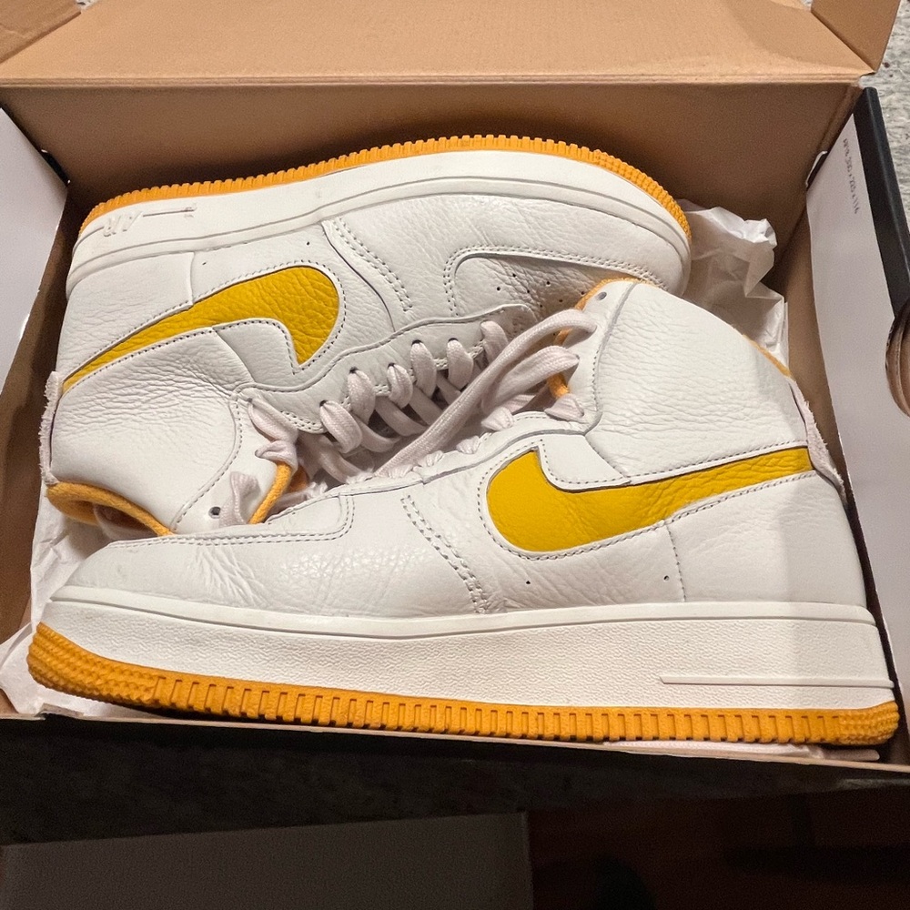 Nike Phantom and Yellow High-Top Sneakers